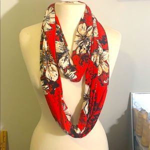 Hibiscus infinity scarf